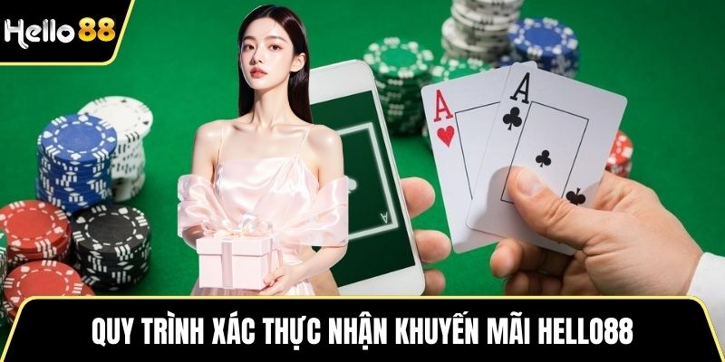 Quy trình xác thực nhận khuyến mãi HELLO88